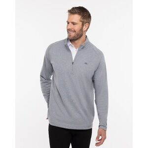 Travis Mathew Upgraded Pullover in Heather Grey